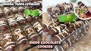 CUKUP 15 MENIT TEKSTURNYA RENYAH RASANYA NYOKLAT ADA GURIH DARI MEDE MEDE CHOCOLATE COOKIES