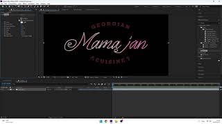 After Effects- Handwriting Text Reveal Animation and Transparent video tutorial