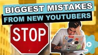 Biggest Mistakes Made by New YouTubers
