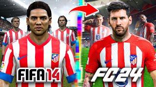 I Rebuild Atletico From FIFA 14 to FC 24