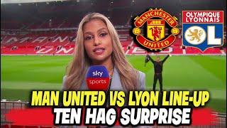 Manchester United - Lyon Line-Up Announcement  l News l MAN UNITED