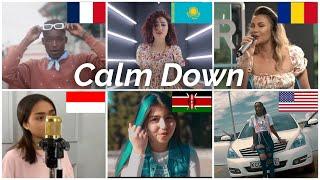 Who sang it better Calm Down  france kazakhstan romania indonesia kenya us  Rema