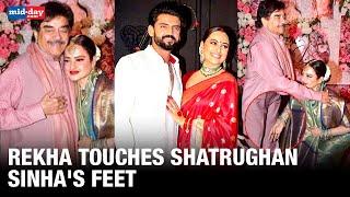 Bollywood stars attend Sonakshi Sinha & Zaheer Iqbals wedding reception