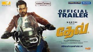 Dev Tamil - Official Trailer  Karthi Rakul Preet Singh  Harris Jayaraj  Rajath Ravishankar