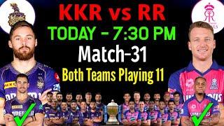 IPL 2024  Kolkata Knight Riders vs Rajasthan Royals Playing 11  KKR vs RR Playing 11 2024
