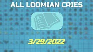 REVISED Loomian Legacy All Loomian Cries + LoomiPedia  as of Beach Update