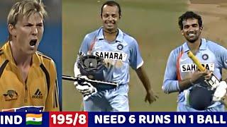 INDIA VS AUSTRALIA 7TH ODI 2007  FULL MATCH HIGHLIGHTS  MOST THRILLING MATCH EVER