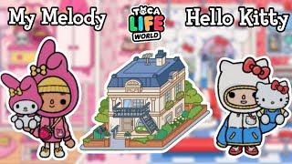 My Melody Vs Hello Kitty Apartment  Toca Boca  Toca Life World