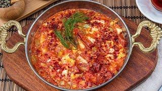 ТУРЕЦКИЙ ЗАВТРАК МЕНЕМЕНИдеальный Не Неповторимый Вкус.Menemen турецкая  Рецепт