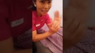 How I do good Thai Massage for old woman.