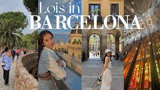 BARCELONA TRAVEL VLOG   girls trip exploring the city beach time & good vibes