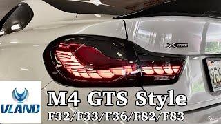 VLAND OLED GTS Tail Light Install on my BMW F32 440i  DIY Step-By-Step INSTALL  Fits ALL 4-Series