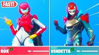 How To Unlock MAX ROX & VENDETTA Skin In Fortnite Free Skin Rewards