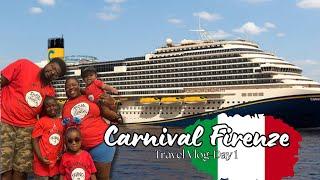 Carnival Firenze  Day 1  Embarkation Day 