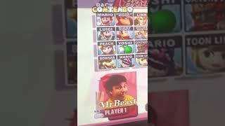 MrBeast in Super Smash Bros Brawl