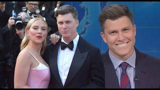 SNL Colin Jost Tricked Into ROASTING Scarlett Johanssons Movies