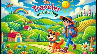 The Traveler and His Dog English Story for Kids