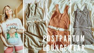 POSTPARTUM LOUNGEWEAR HAUL  target american eagle free people