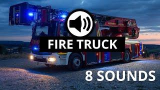 Fire truck siren sound