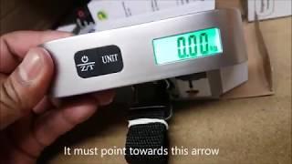 Lugguage Scale Battery Insert