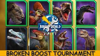 Broken Boost Tournament ️Jurassic World Alive