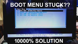 Lenovo Boot MenuApp Menu error Fixed