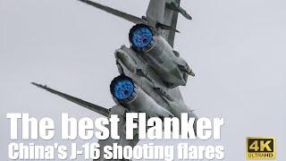 The best Flanker：Chinas J-16 shooting flares