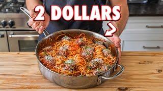 2 Dollar Spaghetti and Meatballs  But Cheaper