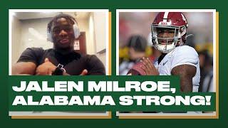 Jalen Milroe on Alabamas coaching changes Bryce Youngs mentorship