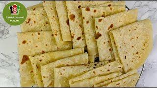 Tunuk Chapati  چپاتی نرم برای ساندویچ وبرگر