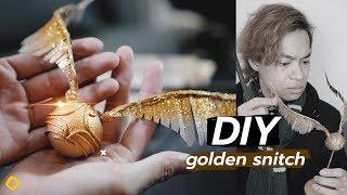 ทำลูกสนิช golden snitch ใน Harry Potter - จงทำDIY