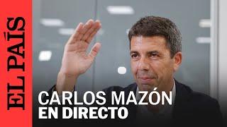 DIRECTO  Comparecencia del presidente de la Comunidad Valenciana Carlos Mazón  EL PAÍS