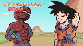 Spiderman en el Mundo Kawaii