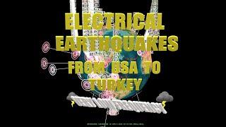 4072023 -- Earthquakes below power plants and power lines -- Turkey to USA -- Unrest spreading