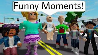 ALL OUR ROBLOX FUNNY MOMENTS  Funny Roblox Moments  Brookhaven RP