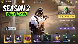 Season 2 Battle Pass Purchase CODM  All Battle Pass Rewards Cod Mobile