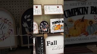 FALL wall decor at Hobby Lobby  #hobbylobby #codeorange #fallfinds #falldecor #hobbylobbyfinds