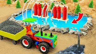 Top diy tractor making mini Swimming Pool project  Cleaning Swim Pool Water Filtration System