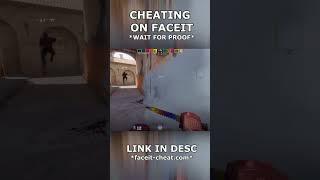Cheating on FACEIT  3000 ELO  LINK IN DESC #csgo #counterstrike #gaming #faceit