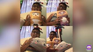 Lankybox plushies bundle unboxing