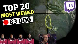 TOP 20 MOST WATCHED CS2 TWITCH CLIPS IN JUNE 2024