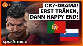 Portugal – Slowenien Highlights  Achtelfinale UEFA EURO 2024  sportstudio