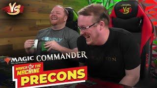 March of the Machine Precons  Commander VS  Magic the Gathering Gameplay