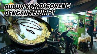 TELORNYA DI GORENG DENGAN BUBUR AWALNYA GA PERCAYA BISA MAKAN INI