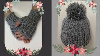 crochet gloves for kids -كروشيه كفوف ولادي