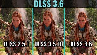 DLSS 3.6 - Comparison in 5 Games - 1440p - RTX 3070