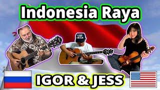 Indonesia Raya - National Anthem - Igor & Jess Collab - Alip & Alipers - Fingerstyle Piano Violin