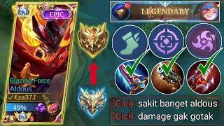 SUSUNAN EMBLEM & BUILD ALDOUS TERSAKIT 2024  ALDOUS BEST BUILD 2024 - MOBILE LEGENDS