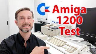 Test Commodore Amiga 1200 con AmigaTestKit. Bonus come usare XCopy Pro e il Boot selector