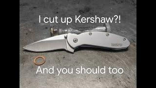 I cut up my Kershaw Scallion? And you should Too